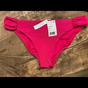 NWT Trina Turk Getaway Pink Bikini Bottom Sz 10